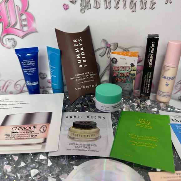 13 piece makeup skincare Sephora bundle set mixture samples mini travel trial - Picture 2 of 10